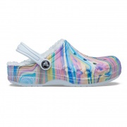 Crocs Kids Baya Lined Printed Clog K Gyerek papucs