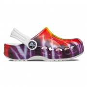 Crocs Kids Baya Tie Dye Graphic Clog K gyerek papucs