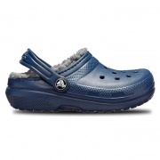 Crocs Kids Classic Lined Clog bélelt kisfiú gyerek papucs