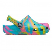 Crocs Kids Classic Marbled Clog T kislány gyerek papucs