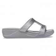 Crocs Monterey Metallic Slip-On Wedge W Női papucs