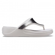 Crocs Monterey Metallic Wedge Flip W női papucs
