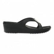 Crocs Sanrah Emblished W magas sarkú női papucs