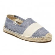 Soludos Original W Barca Stripe Chambray Női espadrille