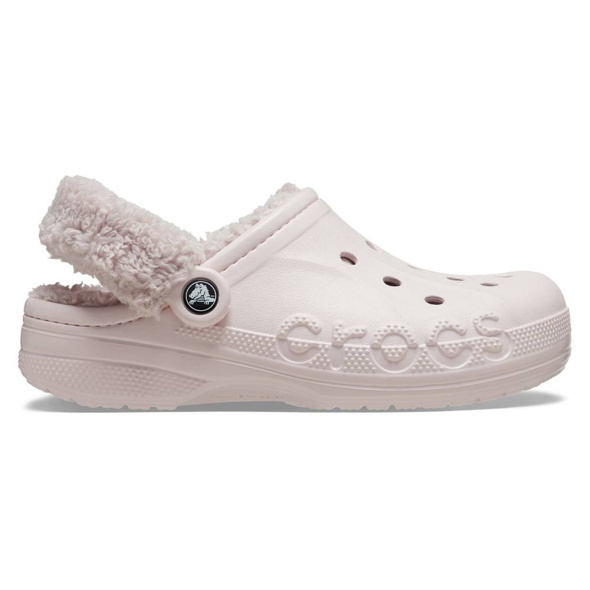 Crocs Baya Lined Fuzz Strap Clog Női bélelt papucs