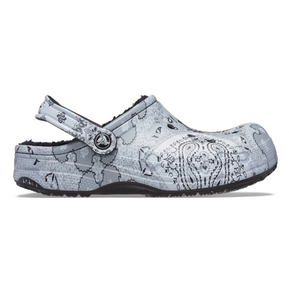 Crocs Baya Lined Printed Clog Női Téli papucs