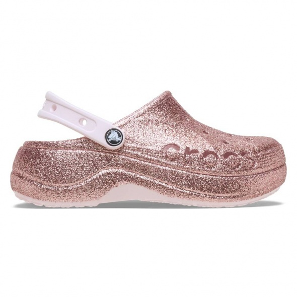 Crocs Baya Platform Glitter Clog Női papucs