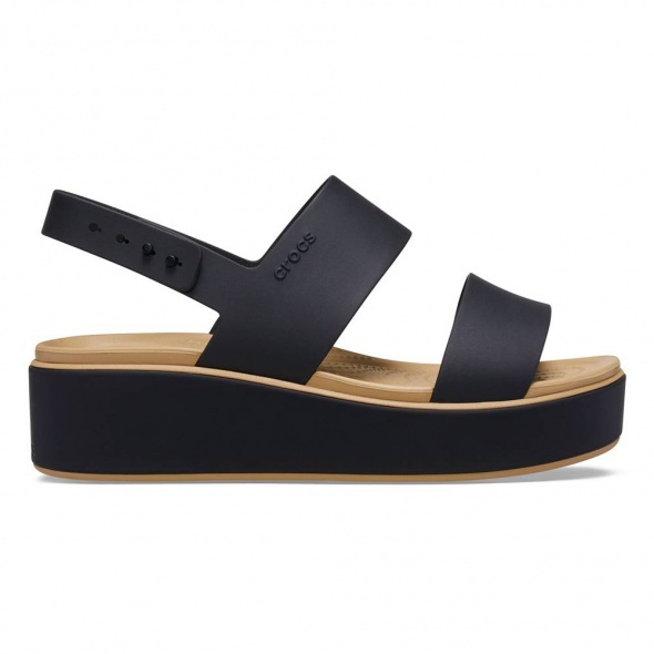 Crocs Brooklyn Matte Wrap Low Wedge Női szandál