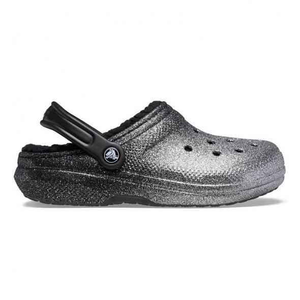 Crocs Classic Glitter Lined Clog női bélelt papucs