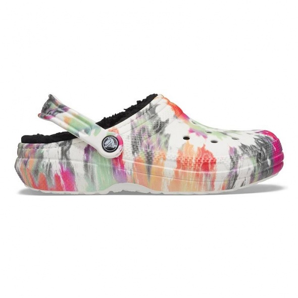 Crocs Classic Lined Tie Dye Clog Női bélelt papucs