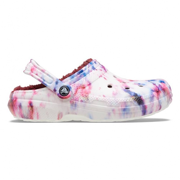 Crocs Classic Lined Tie Dye Clog Női bélelt papucs