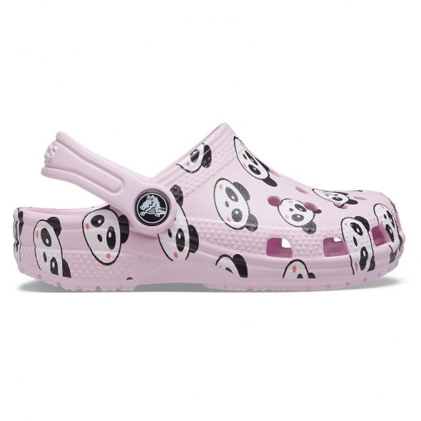 Crocs Kids Classic Panda Print Clog K kislány gyerek papucs