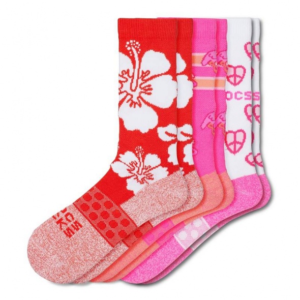 Crocs Crew Retro Resort (csomag - 3 db) Női zokni