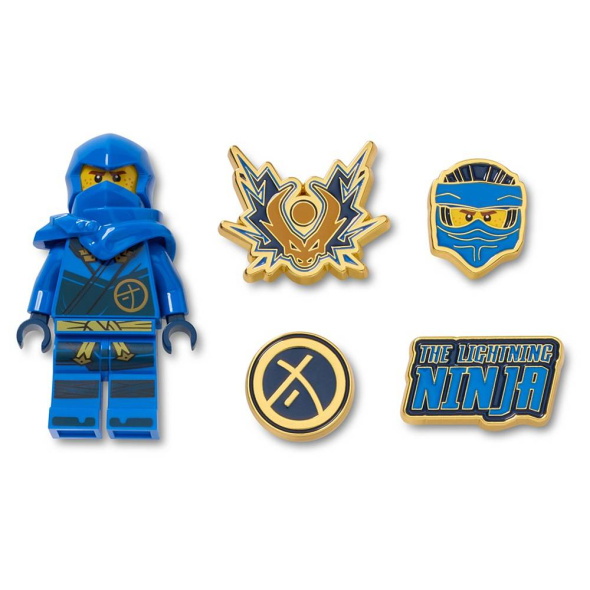 Crocs Jibbitz 4LW Ninjago Jay (5db) papucs kiegészítő