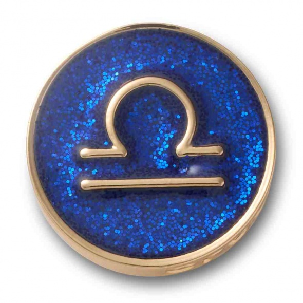 Crocs Jibbitz Arany mérleg csillagjegy papucs kiegészítő