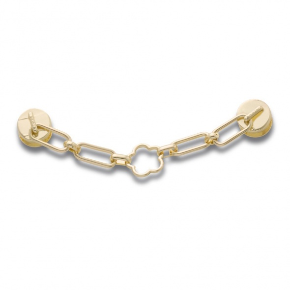 Crocs Jibbitz Arany viráglánc papucs kiegészítő