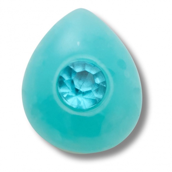 Crocs Jibbitz Csepp akvamarin papucs kiegészítő