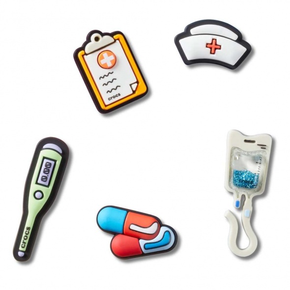 Crocs Jibbitz Egészségügy (5db) papucs kiegészítő