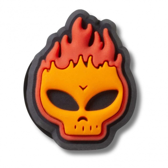 Crocs Jibbitz Égő koponya papucs kiegészítő
