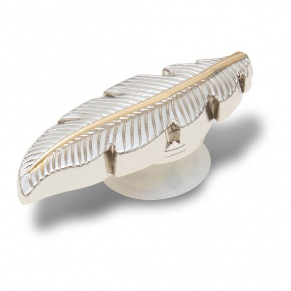 Crocs Jibbitz Ezüst és arany toll papucs kiegészítő