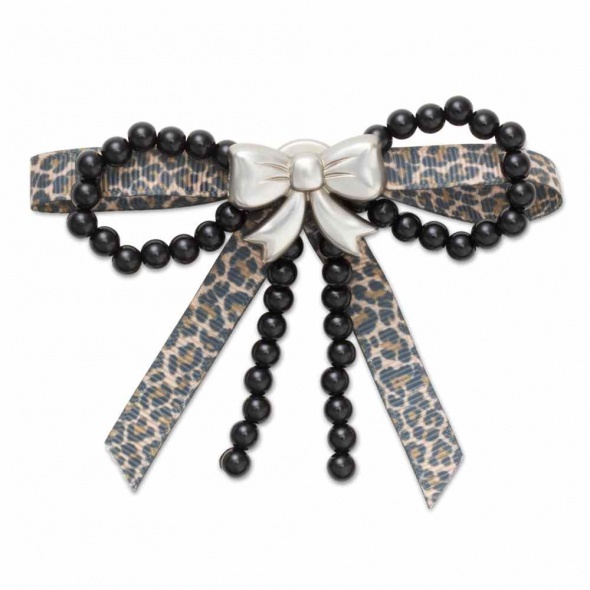 Crocs Jibbitz Ezüst-fekete vegyes masni papucs kiegészítő