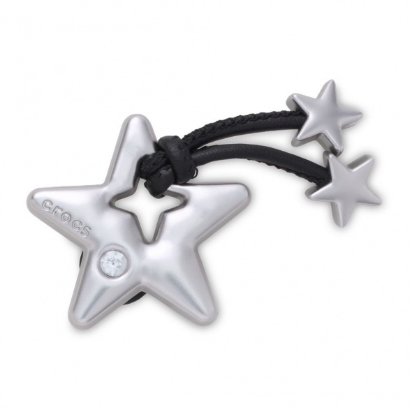 Crocs Jibbitz Ezüst hullócsillag papucs kiegészítő