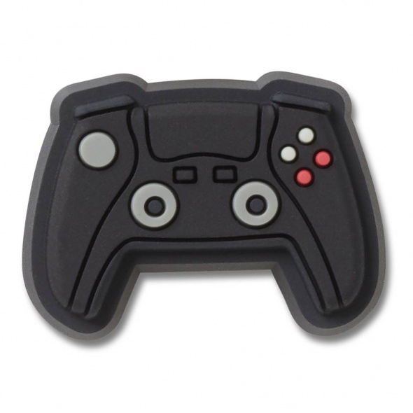 Crocs Jibbitz Fekete kontroller papucs kiegészítő