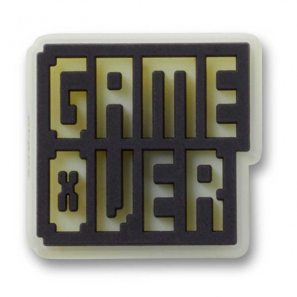 Crocs Jibbitz Game Over papucs kiegészítő