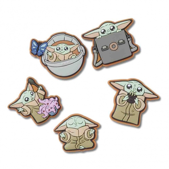 Crocs Jibbitz Grogu (5db) papucs kiegészítő