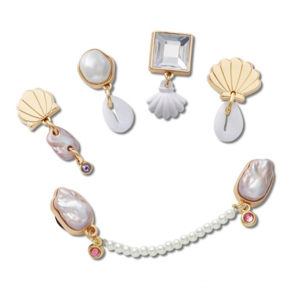 Crocs Jibbitz Kagylós gyöngyök (5 db) papucs kiegészítő