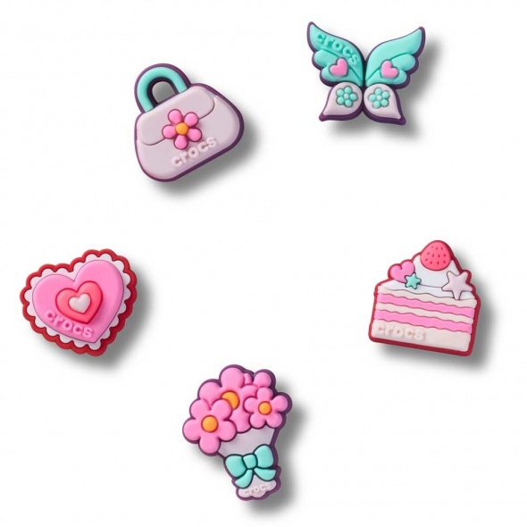 Crocs Jibbitz Lányos divat (5 db) papucs kiegészítő