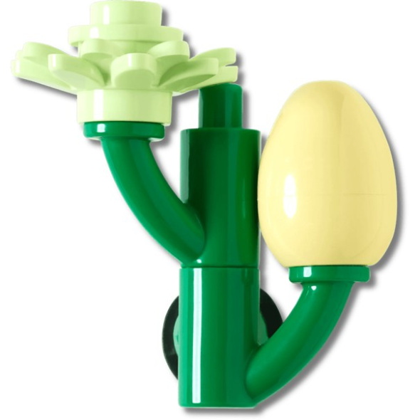 Crocs Jibbitz LEGO Sárga virágpapucs kiegészítő