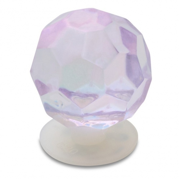 Crocs Jibbitz Lila fényes drágakő papucs kiegészítő