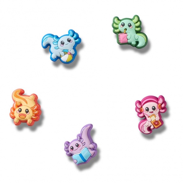 Crocs Jibbitz Mexikói axolotlok (5db) papucs kiegészítő