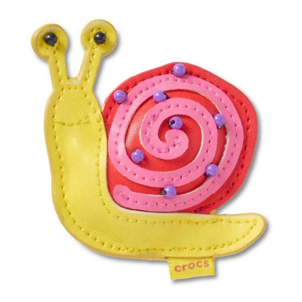 Crocs Jibbitz Műbőr csiga papucs kiegészítő