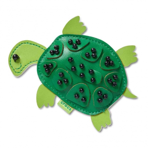Crocs Jibbitz Műbőr teknős papucs kiegészítő