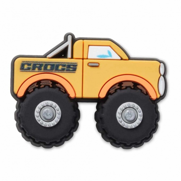 Crocs Jibbitz Narancssárga Monster Truck papucs kiegészítő