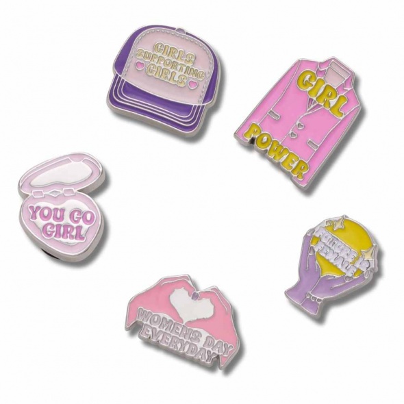 Crocs Jibbitz Nőnap (5db) papucs kiegészítő