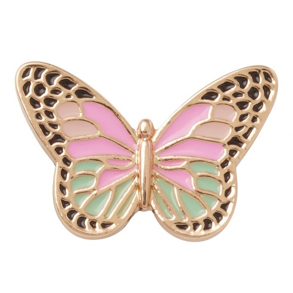 Crocs Jibbitz Fémes pillangó papucs kiegészítő