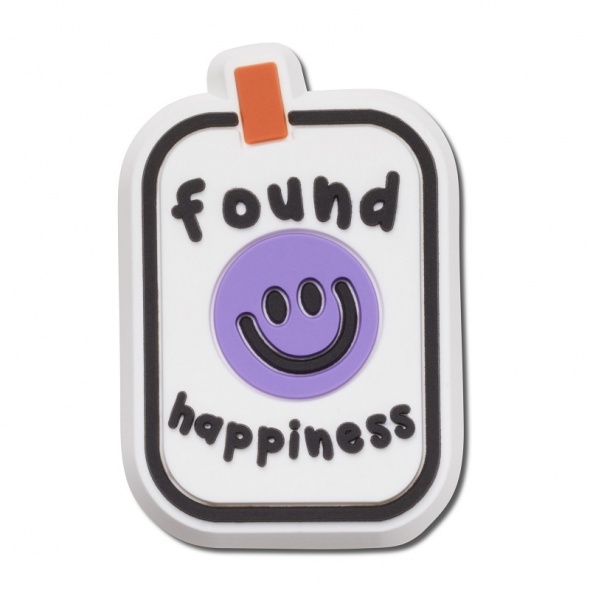 Crocs Jibbitz Found Happiness papucs kiegészítő