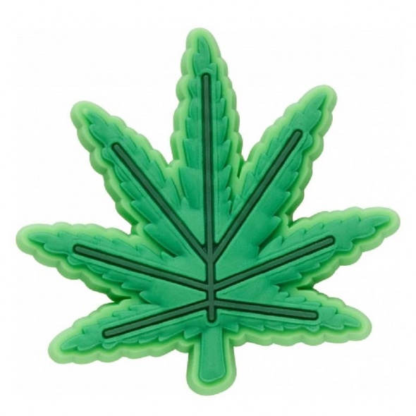 Crocs Jibbitz Kannabisz levél papucs kiegészítő