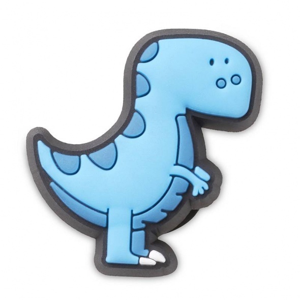 Crocs Jibbitz Kék dinó papucsdísz