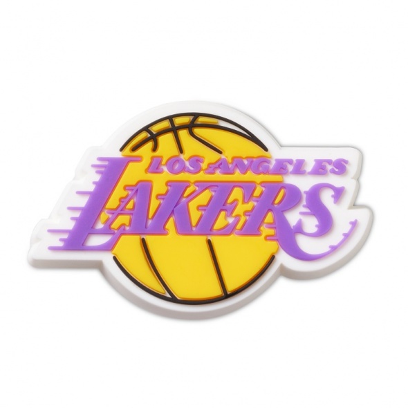 Crocs Jibbitz NBA Los Angeles Lakers Logo papucs kiegészítő