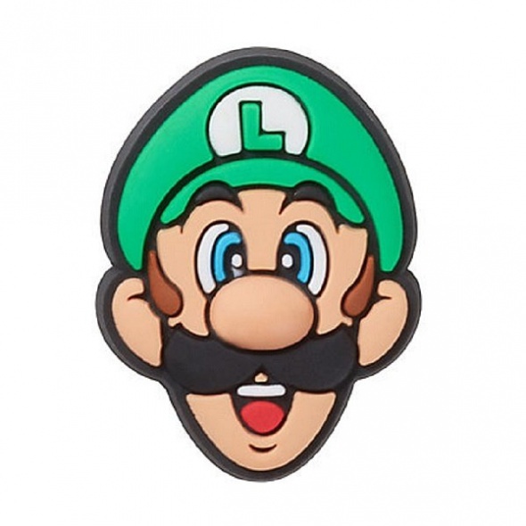 Crocs Jibbitz Super Mario Luigi papucs kiegészítő