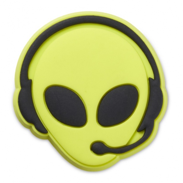Crocs Jibbitz UFO fejhallgatóval papucsdísz
