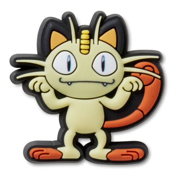 Crocs Jibbitz Pokémon Meowth papucs kiegészítő
