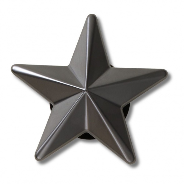 Crocs Jibbitz Punk fekete csillag papucs kiegészítő