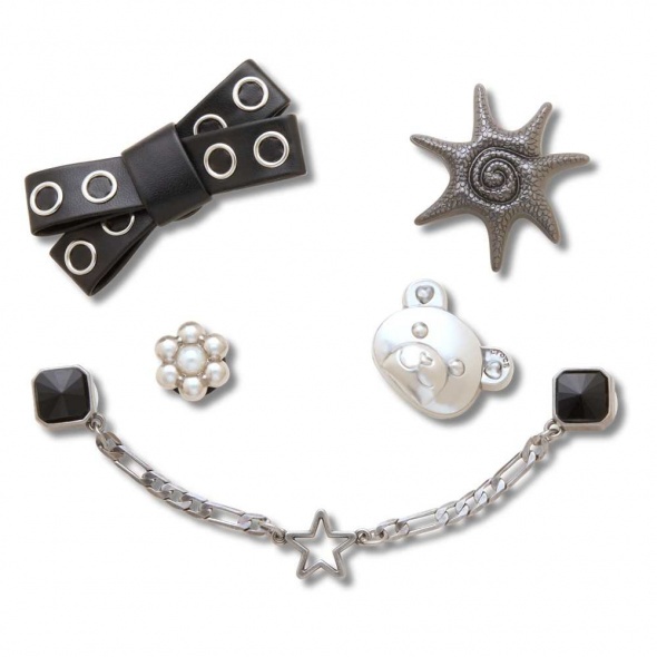 Crocs Jibbitz Punk rock (5 db) papucs kiegészítő