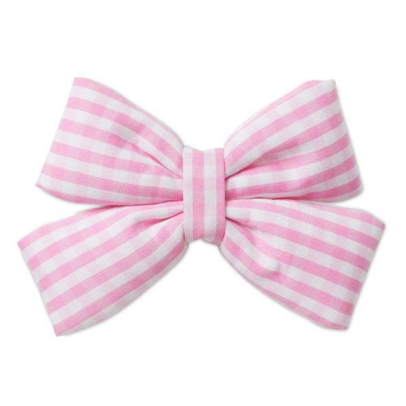 Crocs Jibbitz Rózsaszín kockás masni papucs kiegészítő