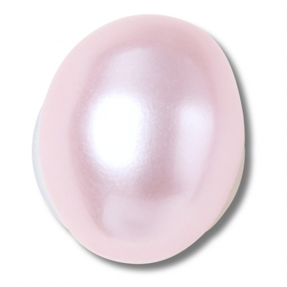 Crocs Jibbitz Rózsaszín ovális barokk gyöngy papucs kiegészítő